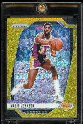2024-25 Panini Prizm Magic Johnson #294 Gold Shimmer/10 Foto 1 de 2