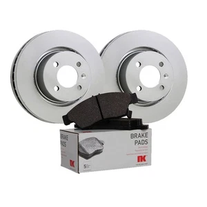 NK Front Brake Discs and Pad Set for Audi Allroad CAJA 3.0 Oct 2008 to Oct 2011 - Picture 1 of 9