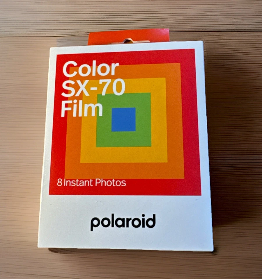 Polaroid SX-70 Instant Film - 8 Images New FRESH stock -  BACK SOON ! - Image 1 of 3