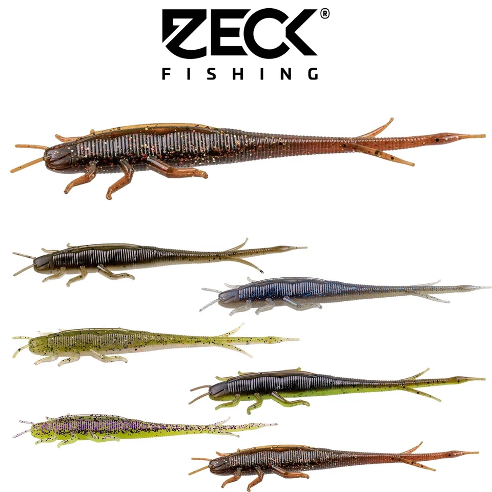 ZECK BA Shaky Sneaker 6cm Libellenlarve Imitat Gummi Köder Softbait Larve 11 Stk - Bild 1 von 1