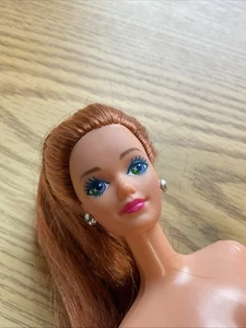 Barbie Wedding Day Midge 1990 vintage Mattel Nude Red Hair, Purple Green Eyes - Picture 1 of 16