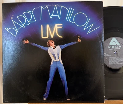Barry Manilow Live Vinyl 2 LP Arista AL 8500 Mandy, I Write the Songs Foto 1 de 4