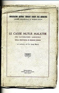 LE CASSE MUTUE MALATTIE FRA LAVORATORI AGRICOLI-PROVINCIA REGGIO EMILIA # 1932 - Picture 1 of 1