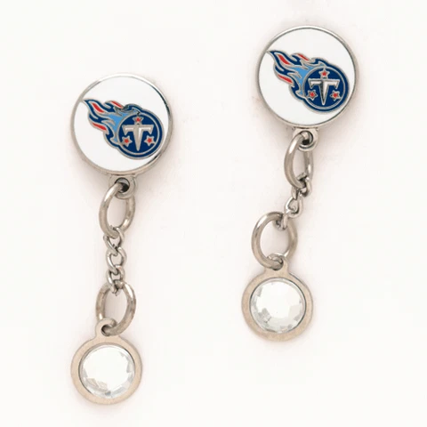 TENNESSEE TITANS STUD WITH JEWEL EARRINGS Cover
