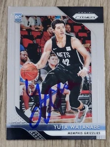 Yuta Watanabe Signed 2018-19 Prizm Rookie Card #146 RC Brooklyn Nets NBA RAD - Picture 1 of 2