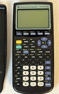 Texas Instruments TI-83 Plus graphischer Taschenrechner - Schwarz - funktioniert - Bild 1 von 7