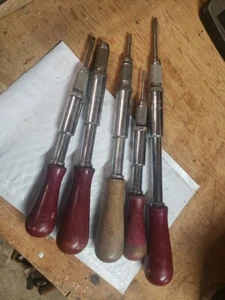 Vintage Yankees Nr. 130A Spiral-Ratschenschraubendreher - Stanley SET - Bild 1 von 11