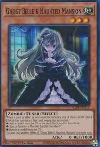 Ghost Belle & Haunted Mansion - RA01-EN011 - Super Rare 1st Edition - NM/M! - Picture 1 of 1