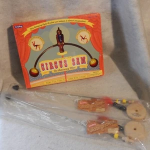 Lote 3 Juguetes Retro SCHYLLING CIRCO SAM Equilibrio Cinético Pájaro carpintero Madera Escalada - Imagen 1 de 7