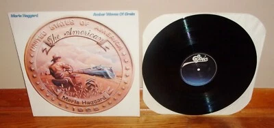 MERLE HAGGARD-Amber Waves of Grain-1st 1985 Country-Epic FE 40224-NM-/NM lp! - Image 1 of 4