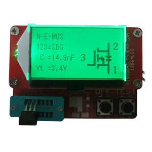 12864 LCD Transistor Tester Capacitance Inductance ESR Meter Diode Triode MOS - Bild 1 von 4
