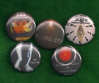 2001 Stanley Kubrick 1" Pins Buttons Badges Set of 5 Sci-fi Cilut Movie 1960s