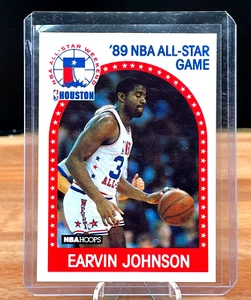 1989 NBA Hoops All Star Game- Earvin "Magic" Johnson -#166 - Picture 1 of 2