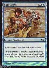 MTG - 8th Edition - Confiscate - Foil - NM