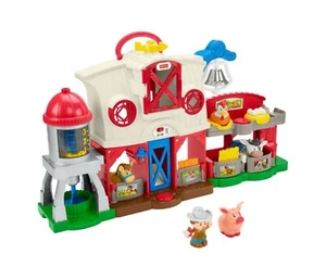 Fisher-Price Little People Tierpflege Farm Cowboy Schwein Kuh Spielzeug Weihnachtsgeschenk - Bild 1 von 5