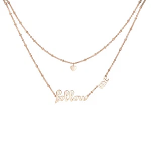 BROSWAY SCRIPT COLLANA DA DONNA ACCIAIO A DUE FILI BRP04 (1821) - Imagen 1 de 3