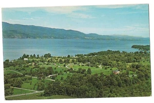Aerial View D.A.R. PARK West  Addison Vermont Postcard VT Koppel 1968 - Picture 1 of 2