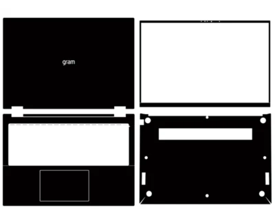 Laptop Leather Skin Stickers Fit LG Gram 16 16T90Q - Image 1 of 4