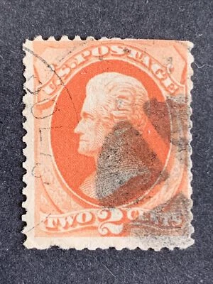 2/876 US Stamps 1879 Scott #183 2c UNH Beautiful Fancy Cancel Very Fresh Coll - Image 1 of 2