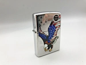ZIPPO LIGHTER US Flag Eagle Never Opened 2013 - Picture 1 of 5