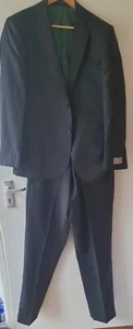 Savoy Taylors Guild Suit Jacket 38R Trousers 34S Harcoal Twill - RRP £299 - Picture 1 of 11