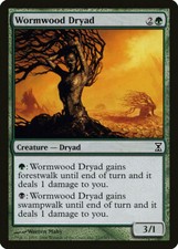 FOIL Wormwood Dryad | MtG Magic Time Spiral | English | Near Mint