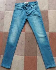 Next mens skinny stretch denim jeans with button fly size 28s inside leg 30ins - Picture 1 of 2