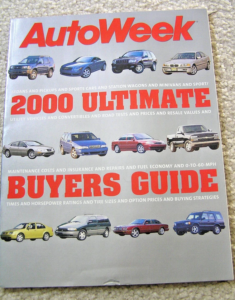 THE 2000 AUTOWEEK ULTIMATE BUYERS GUIDE MAGAZINE - Image 1 of 1