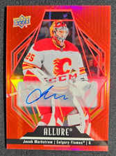 2022-23 Upper Deck Allure Base Red Rainbow Auto Jacob Markstrom #71