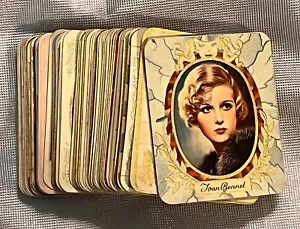 Tarjetas de cigarrillo en relieve Garbaty Film Star Series 1 1934 #151 - #300, tú eliges - Imagen 1 de 153