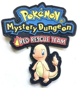 PARCHE DE GOMA DE COLECCIÓN POKEMON MYSTERY DUNGEON ROJO EQUIPO DE RESCATE - Imagen 1 de 3