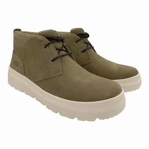 UGG BURLEIGH CHUKKA ANTILOPE SUEDE SHEEPSKIN MEN'S LACE UP BOOTS SIZE 12 - Picture 1 of 7
