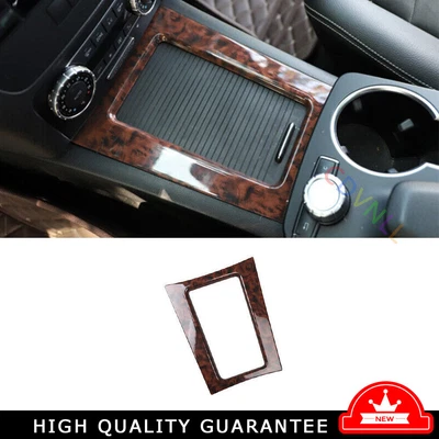 Console Storage Box Frame Trim 1PCS For Mercedes-Benz GLK 2013-2015 Agate Wood — 第 1/4 张图片