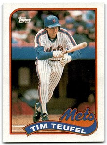 1989 Topps Tim Teufel New York Mets #9