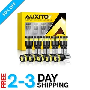 Super Bright 194 LED Bulbs - ۱۰-Pack Xenon White, Ideal for Map & Dome Lights - Picture 1 of 10