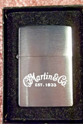 ENCENDEDOR DE GUITARRA ZIPPO MARTIN USADO EN ESTUCHE NUNCA USADO EXCELENTE ESTADO 2005 Foto 1 de 4