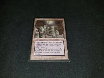 MTG 1x The Dark uncommon land Italian FBB City of Shadows - see description - Image 1 of 3