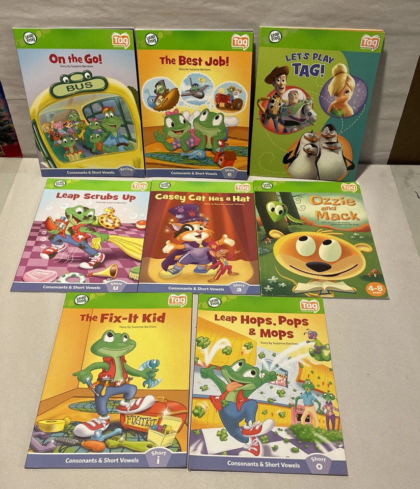 LeapFrog Tag Reader books Lot Of 8 Softcover EUC - Image 1 of 4
