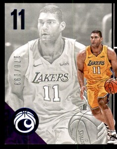 2017-18 Panini Chronicles Blue #62 Brook Lopez /199