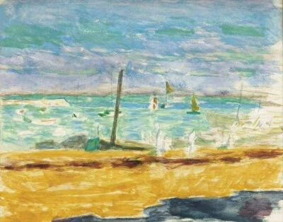 Impresión en lienzo Pierre Bonnard Marine In A Port Du Midi 16 x 20 #4320 Foto 1 de 4