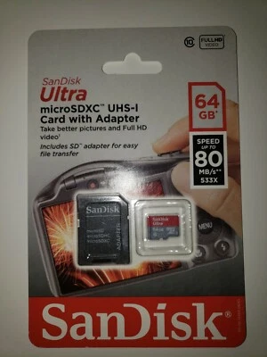 Sandisk Ultra microSDXC 64 GB - Image 1 of 2