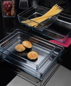 Auflaufform Lasagne Backform Glas Servierform Borcam Ofenform Bratform Schüssel