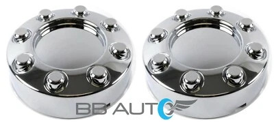 NUEVO PARA FORD F250 F350 SRW 2005-2018 2x2 cromo rueda central par delantero trasero Foto 1 de 4