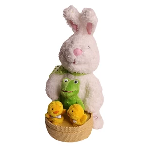 Hallmark Easter Spring Quartet Animated Chicks Frog And Rabbit Sing "At The Hop" - Picture 1 of 5