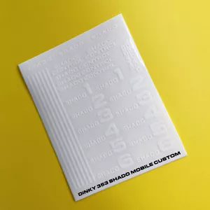 DINKY No. 353 U.F.O SHADO MOBILE WHITE on clear stickers CODE 3 versions - Picture 1 of 1
