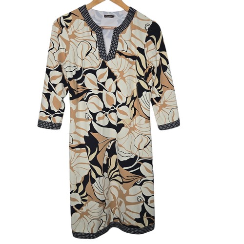 VETEMENTS Abito resort J McLaughlin preppy stampa floreale astratta Catalina tessuto piccolo