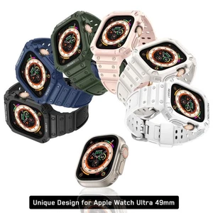 Funda resistente de una pieza + correa deportiva de TPU para Apple Watch Ultra/Ultra 2 49 mm - Imagen 1 de 21