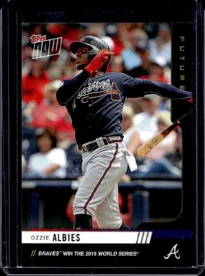 2019 Topps Now Future World Series Winners Ozzie Albies #5 Braves - Image 1 of 2