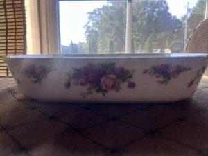 Royal Albert Country Roses Backform 9x11 gebraucht guter Zustand - Bild 1 von 6