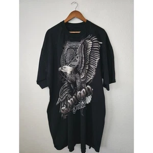 Y2K Samoan Shirt Seal of Samoa Samoan Culture 3XL Oversized Black Tee - Picture 1 of 8